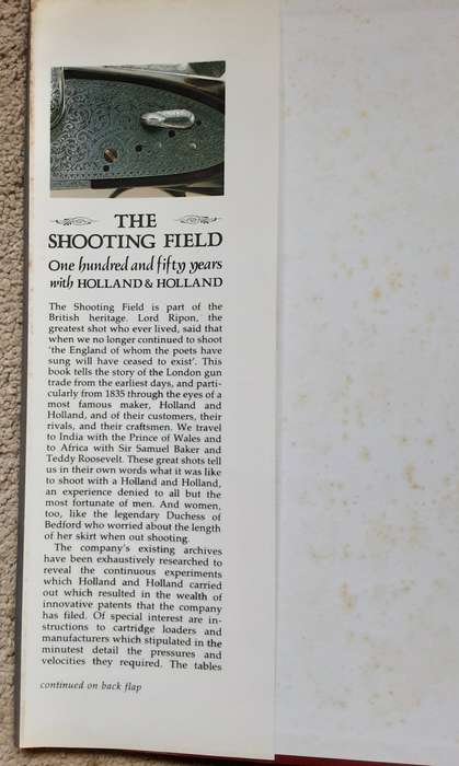 The Shooting Field One Hundred and Fifty Years with Holland & Holland by Peter King