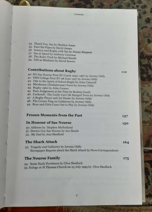 DG `SAS`  Nourse, Whence Comes Such Another? compiled by Clive Shedlock & Jeremy Oddy