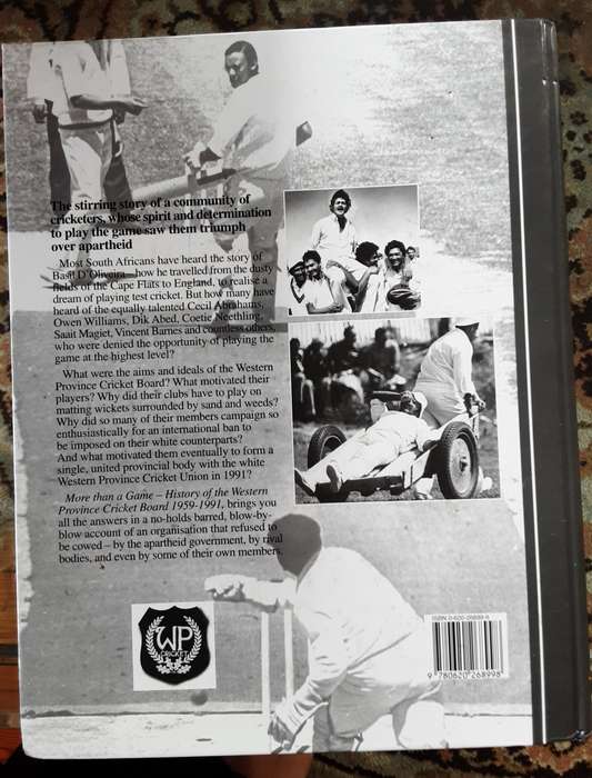 More Than a Game, History of the Western Province Cricket Board by Mogamad Allie