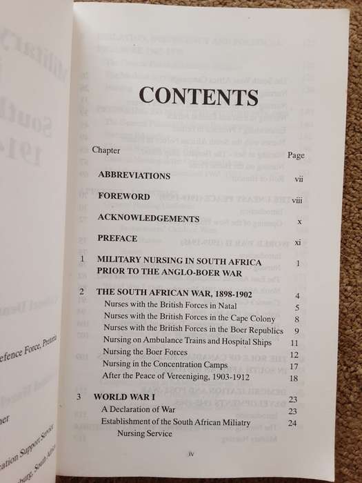 Military Nursing in South Africa 1914 - 1994 by Col Dennis Stratford and  Col Hazel Collins