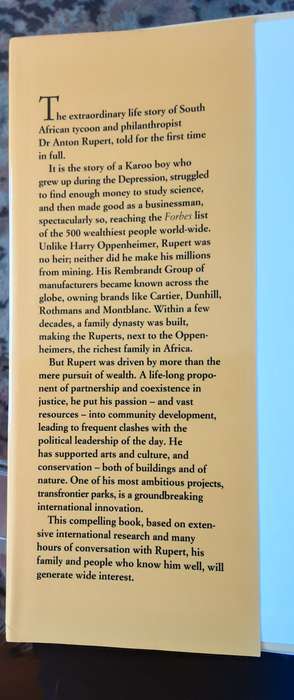 Anton Rupert A Biography by Ebbe Dommisse