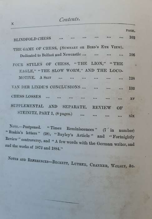 Chess History and Reminiscences by H E Bird **published 1893**