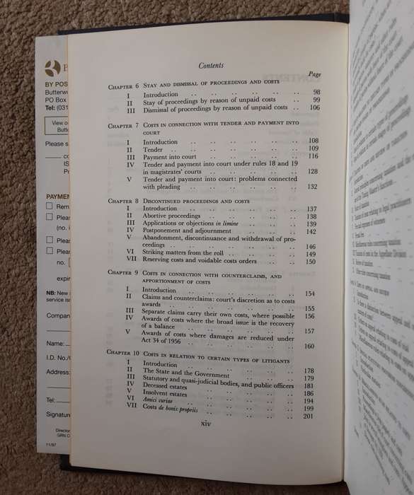 Law of Costs by  A C Cilliers