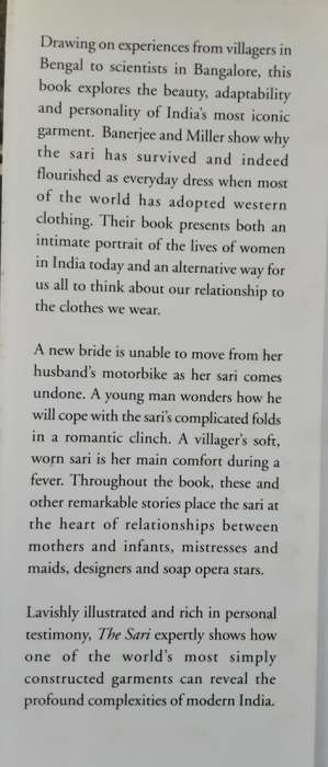The Sari by Mukulika Banerjee & Daniel Miller