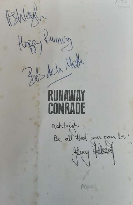 Runaway Comrade by Bob de la Motte **SIGNED COPY**
