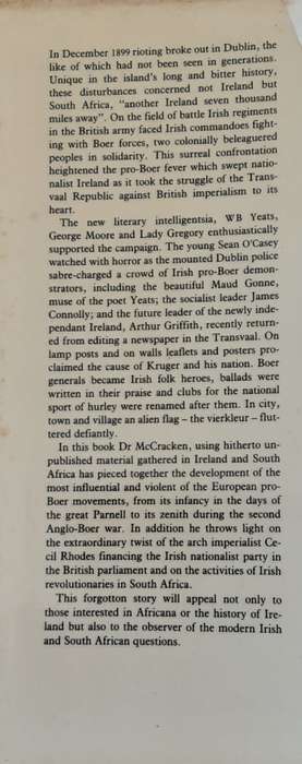 The Irish Pro Boers 1877-1902 by Donal P McCracken