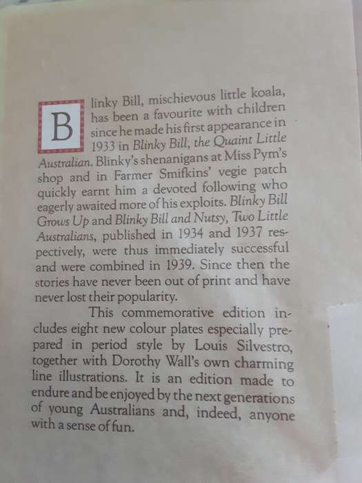 The Complete Adventures of Blinky Bill  written & illustrated by Dorothy Wall **commemorate edition*