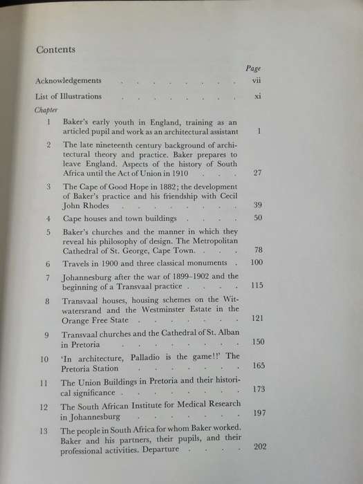 Herbert Baker in South Africa by Doreen Greig **limited edition nbr 1523/2000**