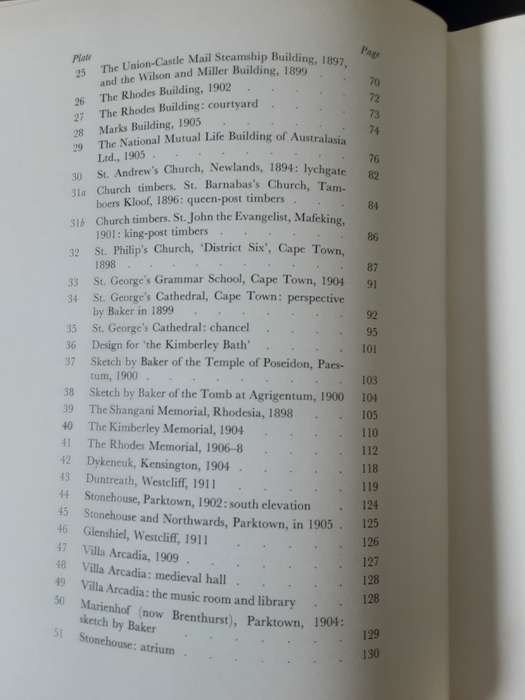 Herbert Baker in South Africa by Doreen Greig **limited edition nbr 1523/2000**