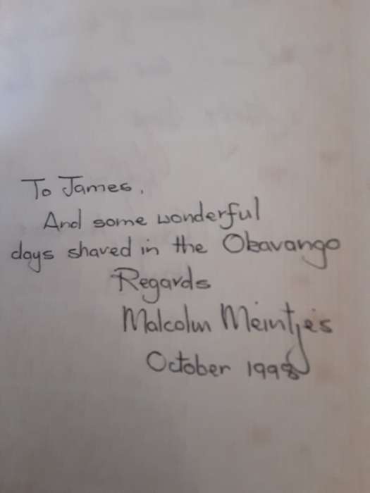 An Okavango Season By: Malcome Meintjes **Signed Copy **