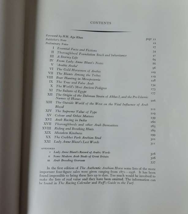 The Authentic Arabian Horse and his Descendants by Lady Wentworth