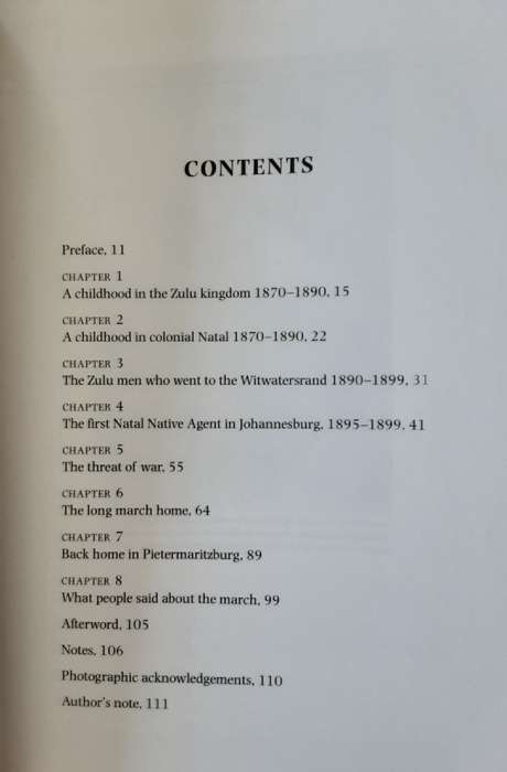 1899 The Long March Home, A little known incident in the Anglo Boer War by Elsabe Brink
