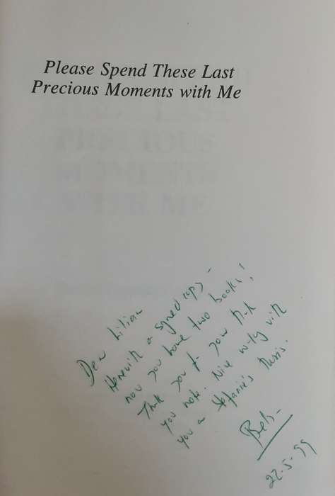 "Please Spend the Last Precious Moments with Me by Beba Papakyriakou - Signed Copy"