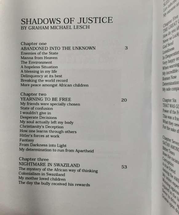 Shadows of Justice by Graham Michael Leach