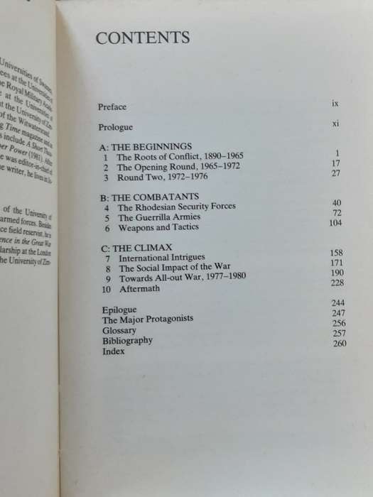Chimurenga! The War in Rhodesia 1965 1980 by Moorcraft and McLaughlin