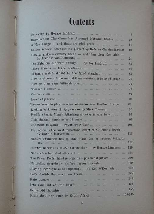 Snooker - Against The Nap by Ken Shaw ***SIGNED by Ray Reardon & Horace Lindrum**