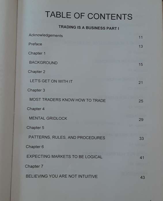 Trading Is A Business by Joe Ross