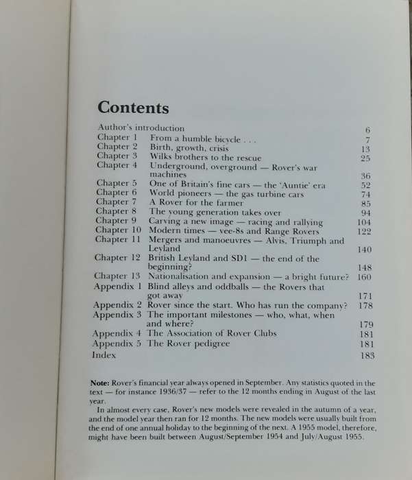 The Rover Story, A Century of Success by Graham Robson **Fully Updated 2nd Edition**