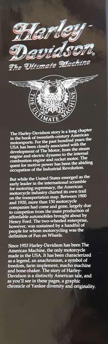 Harley Davidson The Ultimate Machine by Tod Rafferty