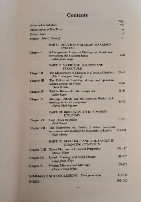Essays on African Marriage in Southern Africa edited by Eileen Jensen Krige & John L Cormaroff