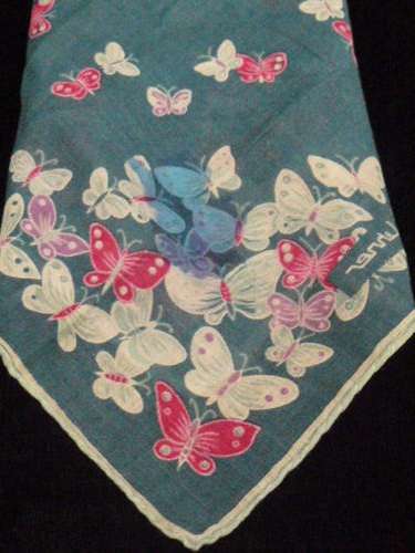 HANKIE WITH BUTTERFLIES