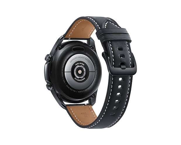 Samsung Galaxy Watch3 SM-R840 45mm Stainless Steel Case with Leather Strap