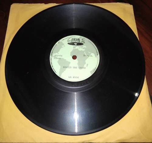 Xhosa 78 RPM Record - Behold The Cross / I am Trying