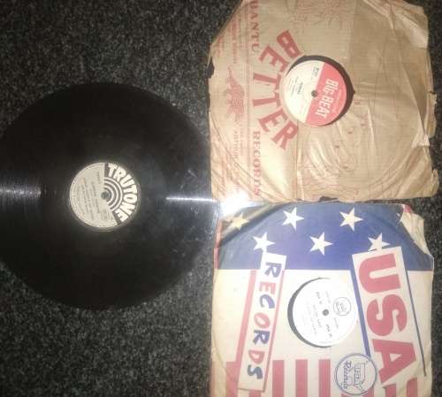 Meritone & USA records etc - 3 x Jazz Records - 78 RPM