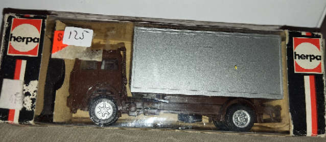 Herpa Saurer OM/Iveco Truck with Container - 1/87 Scale