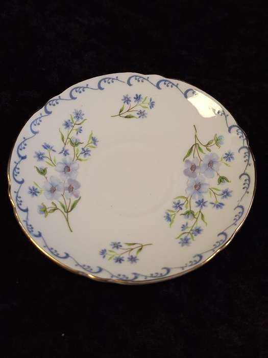 Shelley - Blue Rock Coffee Saucer - 13546 - B.