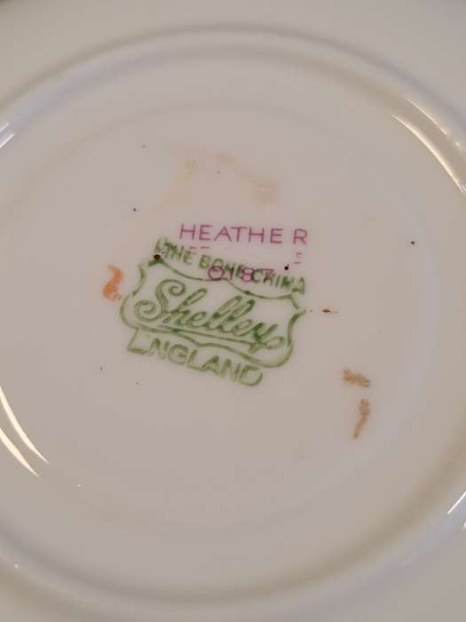 Shelley - Heather Coffee Saucer - 0187 - B.