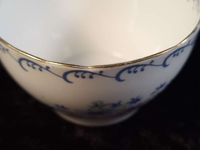 Shelley - Blue Rock Coffee Open Sugar Bowl - 13546.