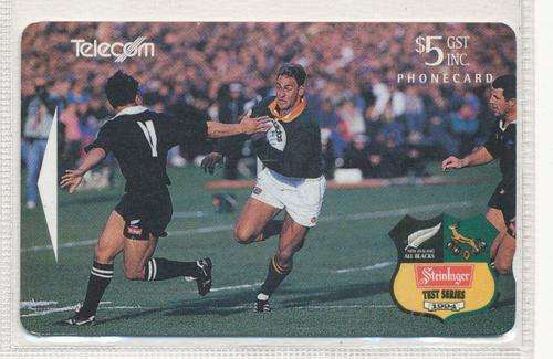 New Zealand Used phonecards: Test Series 1994: Andre Joubert