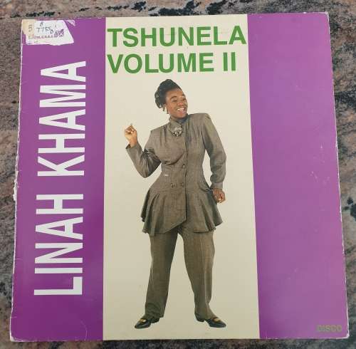 LINAH "EBONY" KHAMA Tshunela Volume II (Very Good+/Very Good) SA Pressing 1993 - BUBBLEGUM MUSIC