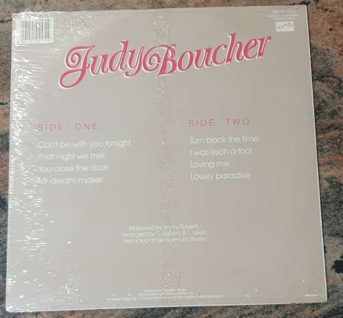 JUDY BOUCHER Can't Be With You Tonight (New & sealed) Transistor TNT (S) 5003 SA Pressing 1988