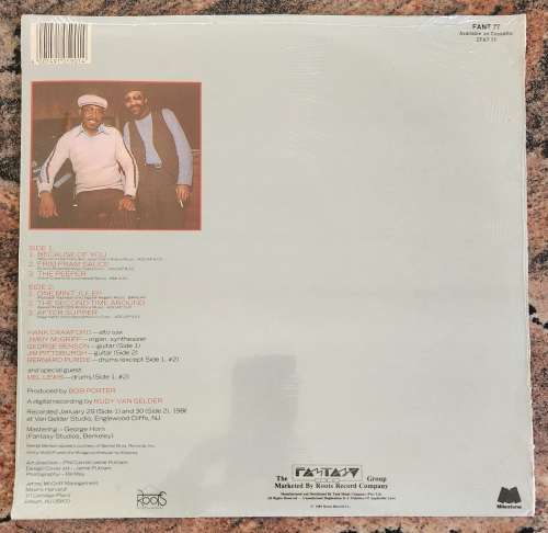 HANK CRAWFORD JIMMY McGRIFF Soul Survivors (New & sealed) Roots FANT 77 SA Pressing 1989