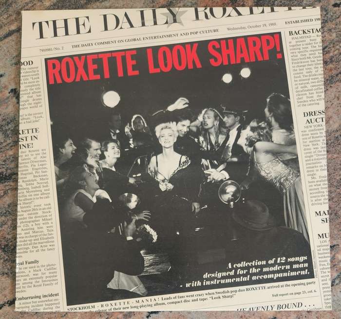 ROXETTE Look Sharp! (Excellent/Excellent) EMI EMCJ (L) 7910981 SA Pressing 1989