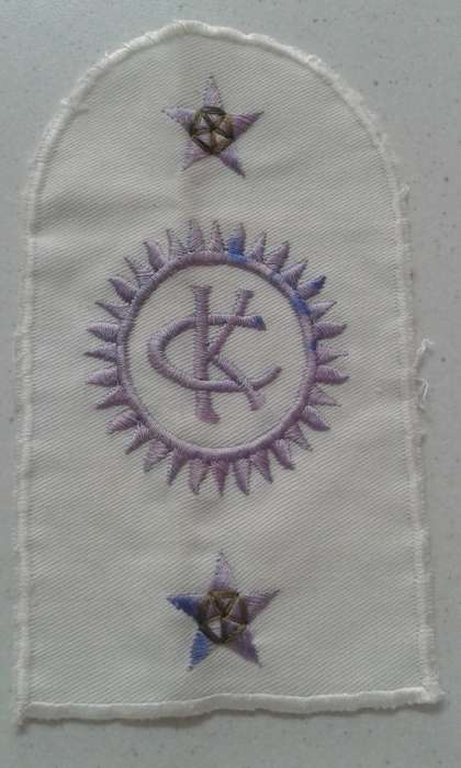 SADF SA NAVY CHEF RANK  (SUMMER WEAR - CLOTH)