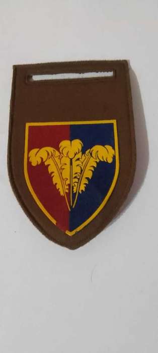 SADF/SA ARMY  SOUTHERN CAPE COMMAND WORKSHOP TUPPER FLASH --- with pin