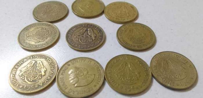 1962 RSA HALF CENT COIN (BID PER COIN)