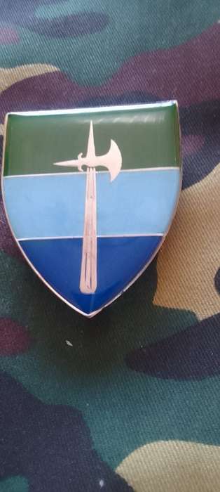 SADF/SA ARMY  84 SIGNAL UNIT  SHOULDER FLASH - WITH PINS