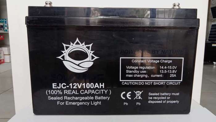 12v 100ah AGM solar battery EJC