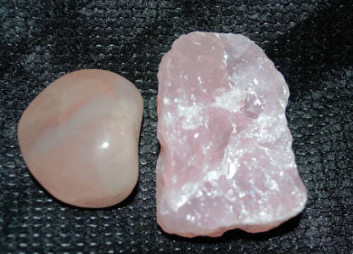 XLarge Rose Quartz Polished and Rough Heart Chakra