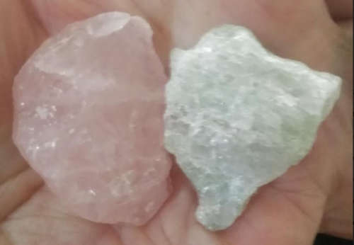 Powerful Heart chakra  stones Green Aventurine and Rose Quartz