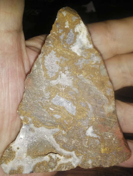 Mugglestone,  ( Tiger Iron), is a unique combination of Tigers Eye, Red Jasper, and Hematite