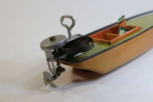 Vintage Tin Boat