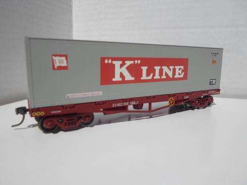 SARM : "K-LINE"  SAR Container Wagon