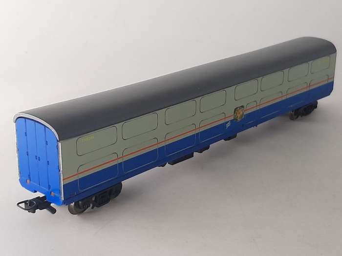 SARM : South African Model Train Car Carrier Coach  - Spoornet Blue (Lima Couplers)