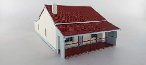 Model Train Buildings : South African Railway Station Master House - Belmont (HO)