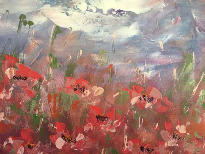 SA artist Bridgette Allan - original painting on canvas